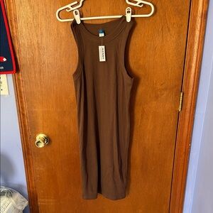 Old Navy Taupe Ribbed Top